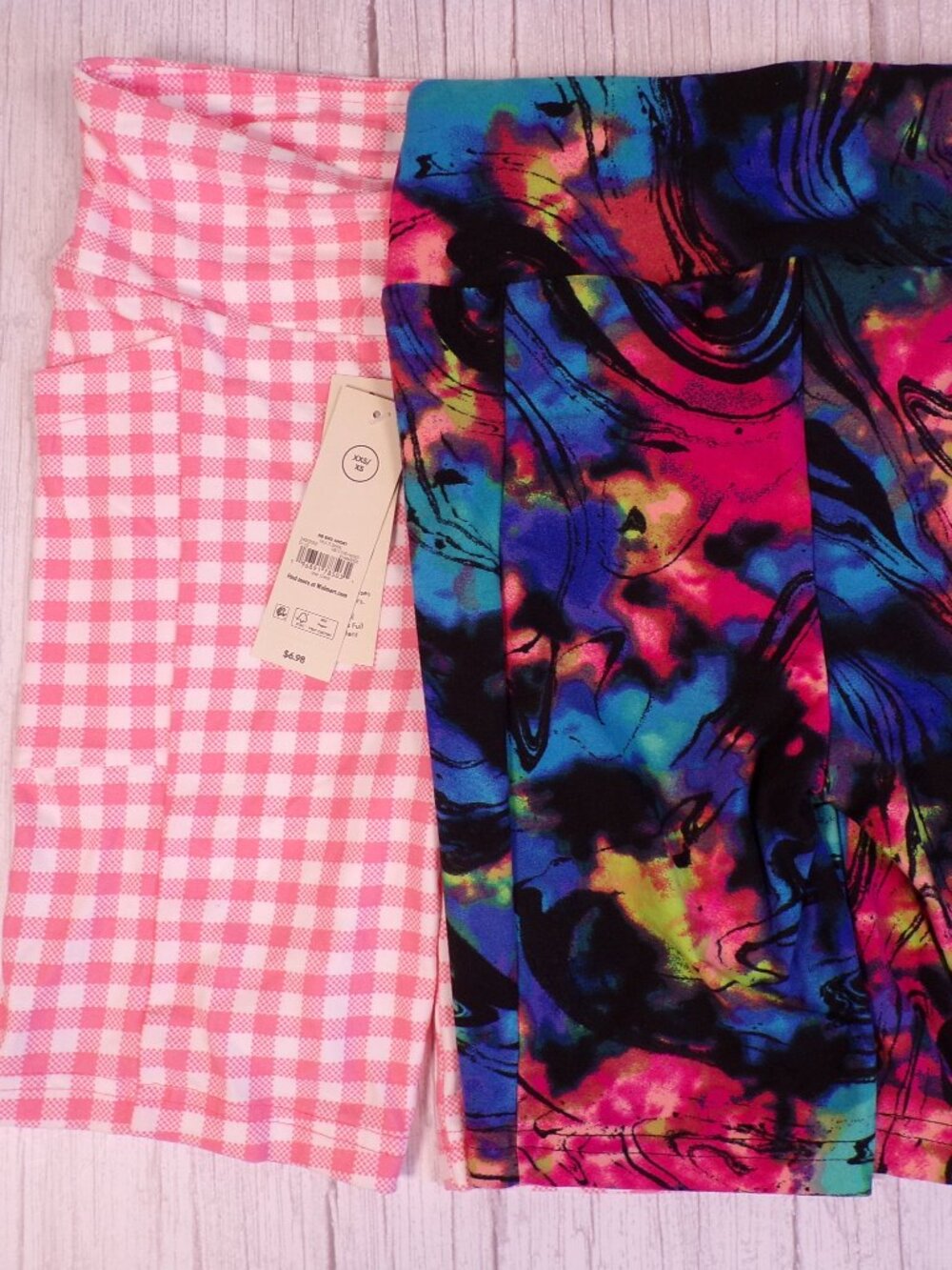 NWT No Boundaries Juniors' XXS/XS Bicycle Shorts 2-Pack